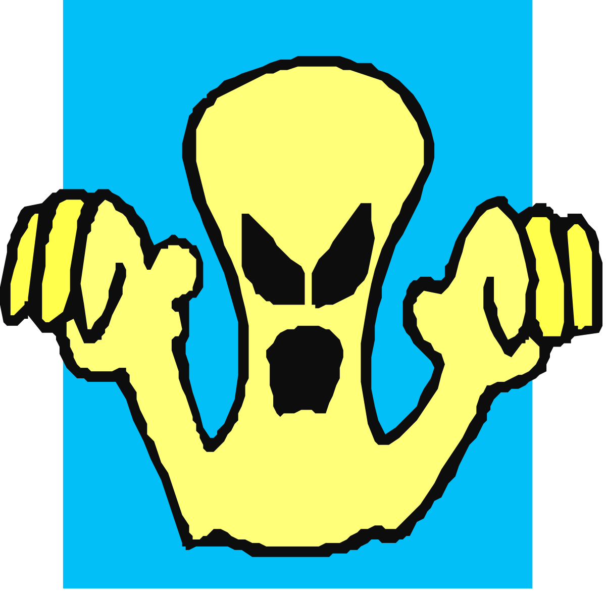 a yellow and black logo with a skull on it clip art png transparent Yellow and Black Skull Logo Clipart - Eye-Catching Graphic Design