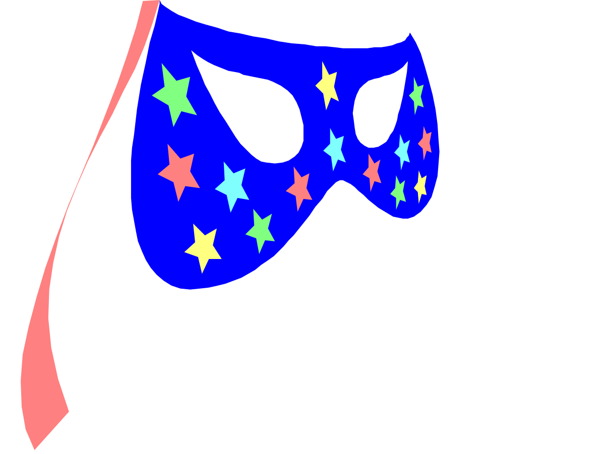 a mask with stars on it clip art png transparent Starry Mask Clipart - Unique Mask Design with Stars