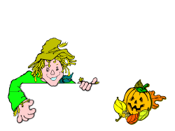 Child with Pumpkin - Fun Clipart of a Kid in Green Shirt & Hat