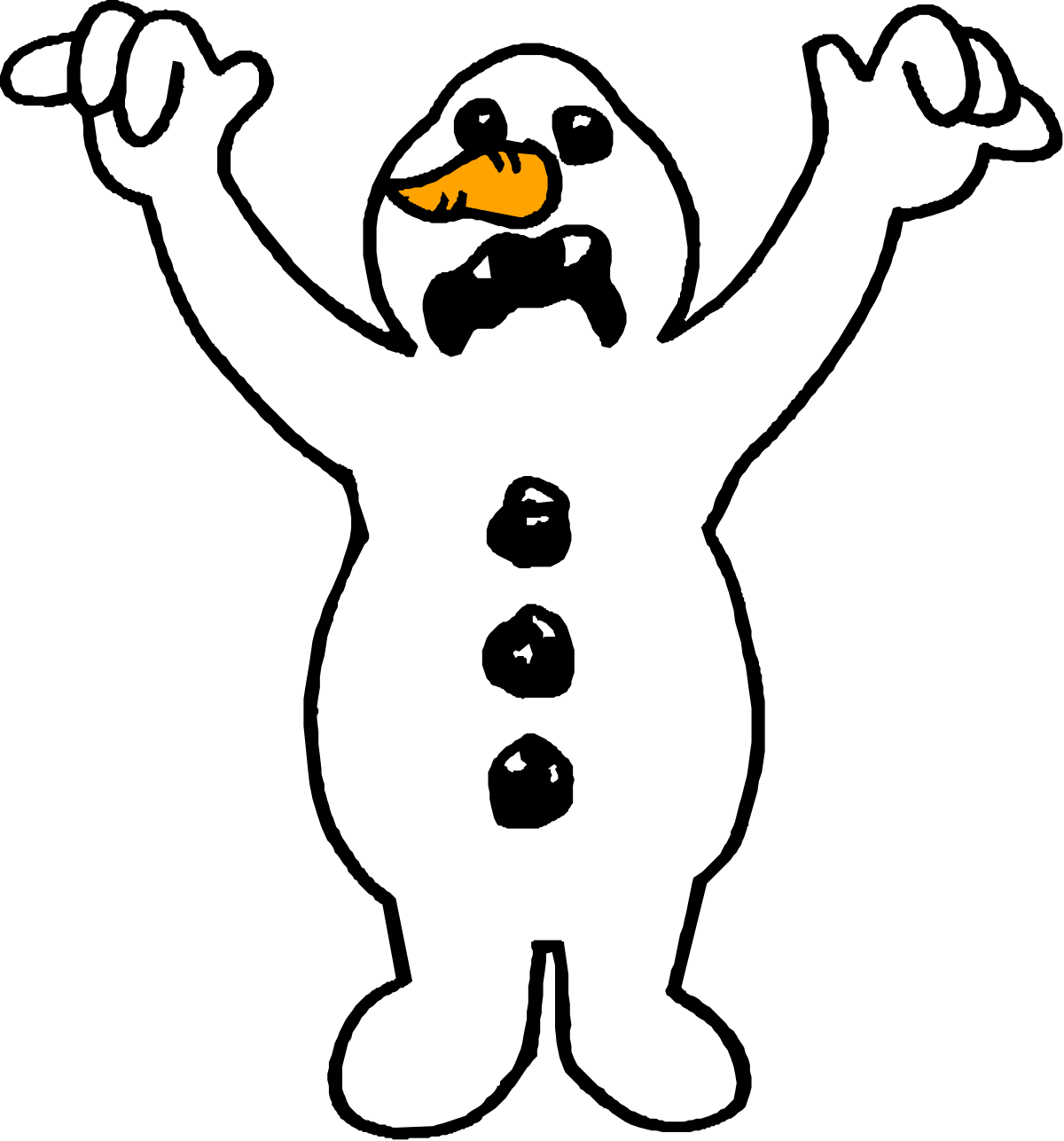 a white penguin with a yellow beak and a black background clip art png transparent White Penguin with Yellow Beak on Black Background Clipart