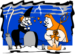 Cartoon Cat with Broom Clipart - Fun and Playful Illustrations