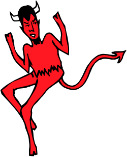 Red Devil Clipart: Horned Character for Your Creative Projects