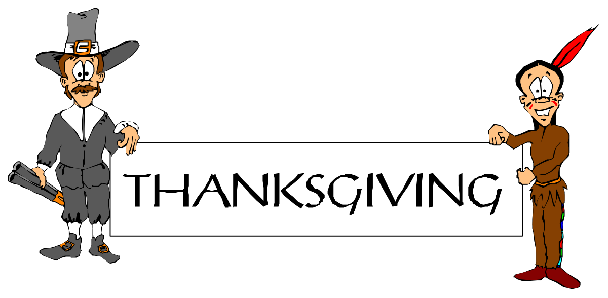a man and woman holding a sign that says thanksgiving clip art png transparent Thanksgiving Clipart: Man and Woman Holding Sign