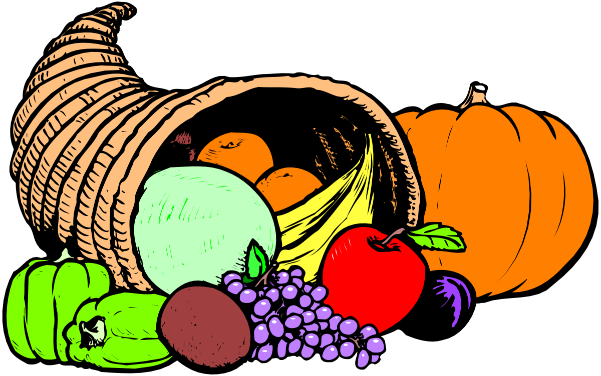 a basket of fruit and vegetables clip art png transparent Basket of Fresh Fruits and Vegetables Clipart