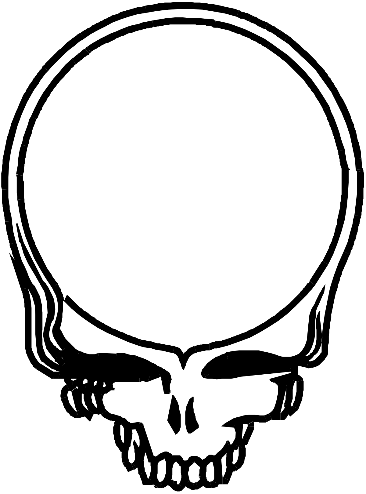 a skull with a large mouth and a large mouth clip art png transparent Skull Clipart with Large Mouth: Perfect for Creative Projects