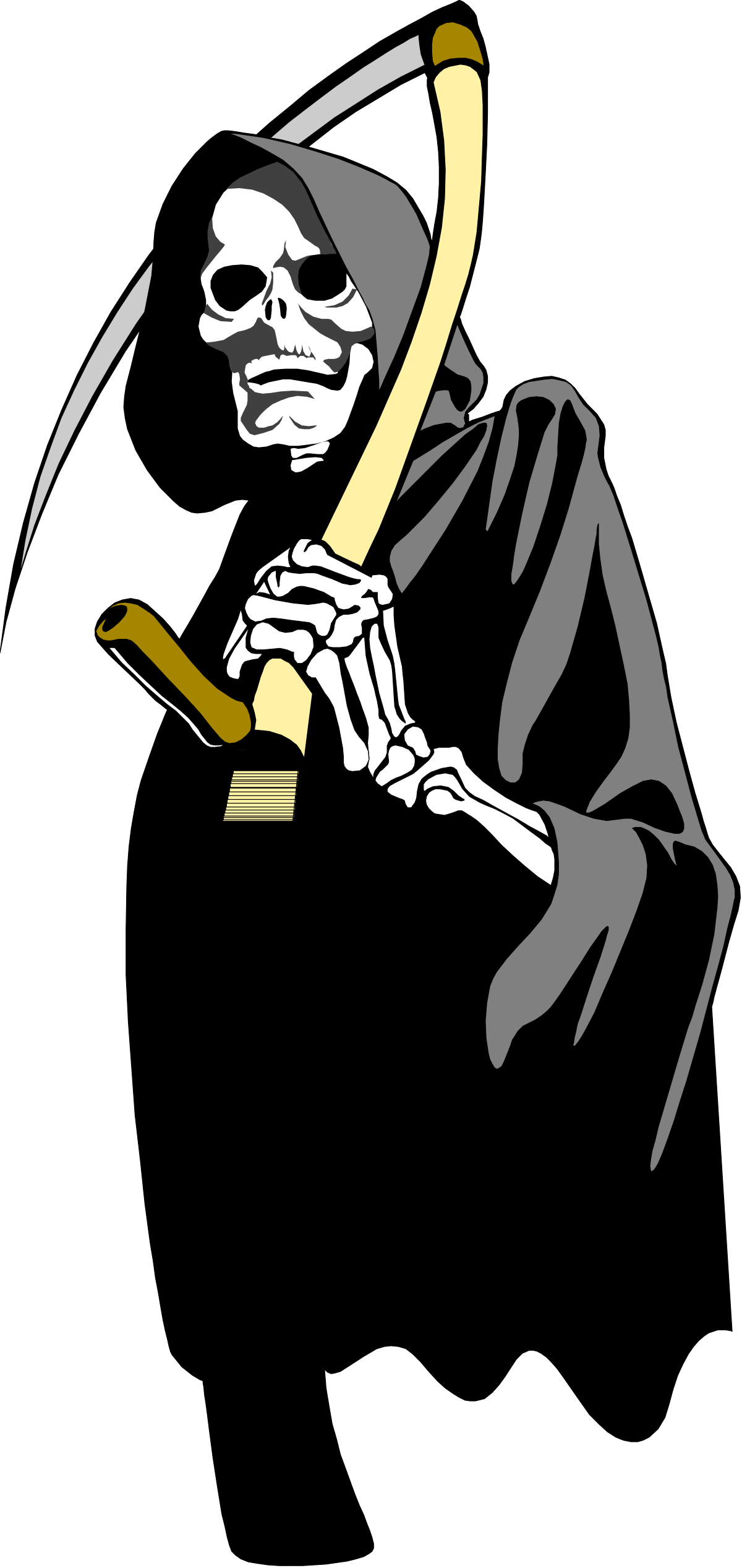 a skeleton holding a book with a skull on it clip art png transparent Skeleton Holding a Book with Skull Clipart - Perfect for Halloween Themes