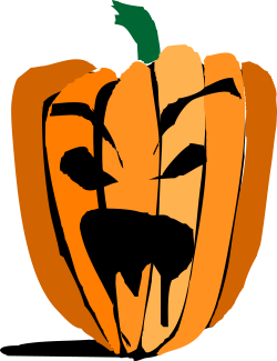 Pumpkin Clipart with Face - Perfect for Festive Designs