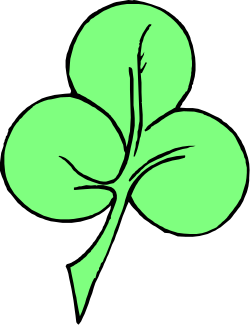Four Leaf Clover Clipart - Lucky Charm Illustrations