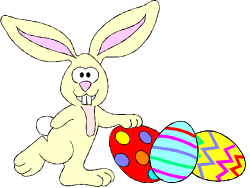 Bunny with Easter Egg Clipart - Fun and Colorful Illustration