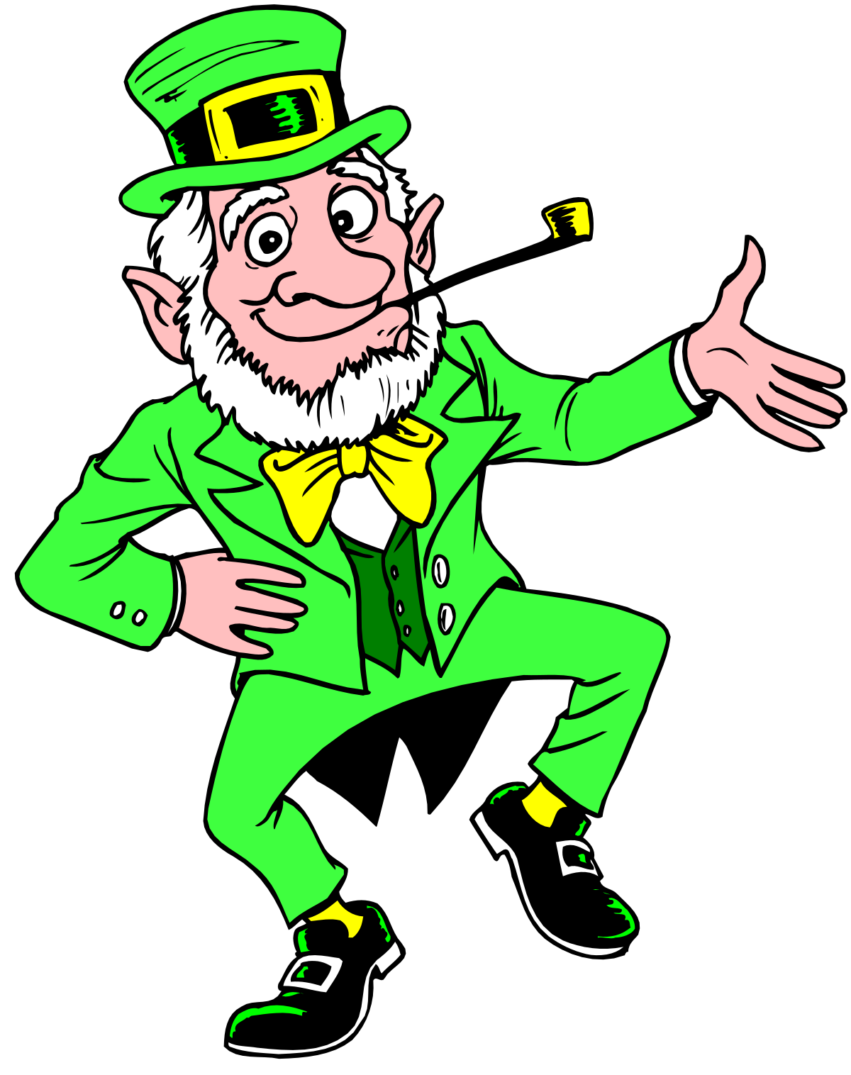 Lively Leprechaun Clipart for St. Patrick's Day Celebrations