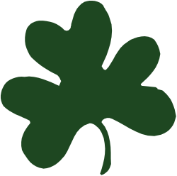 Green Shamrock Leaf Clipart for St. Patrick's Day Celebrations