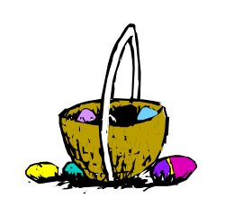 Colorful Animals Surrounding a Candle Clipart