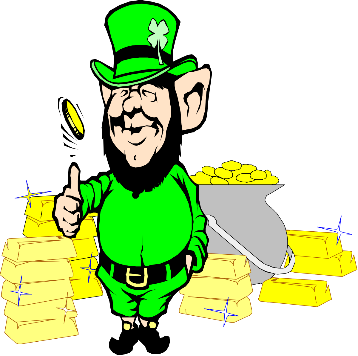 Leprechaun Clipart for St. Patrick's Day Celebrations