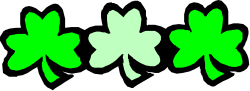 Four Leaf Clovers Clipart - Lucky Charm Illustrations for Your Projects