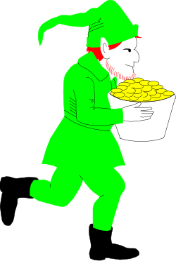 Green Man with Hat Clipart: Playful Character for Creative Projects