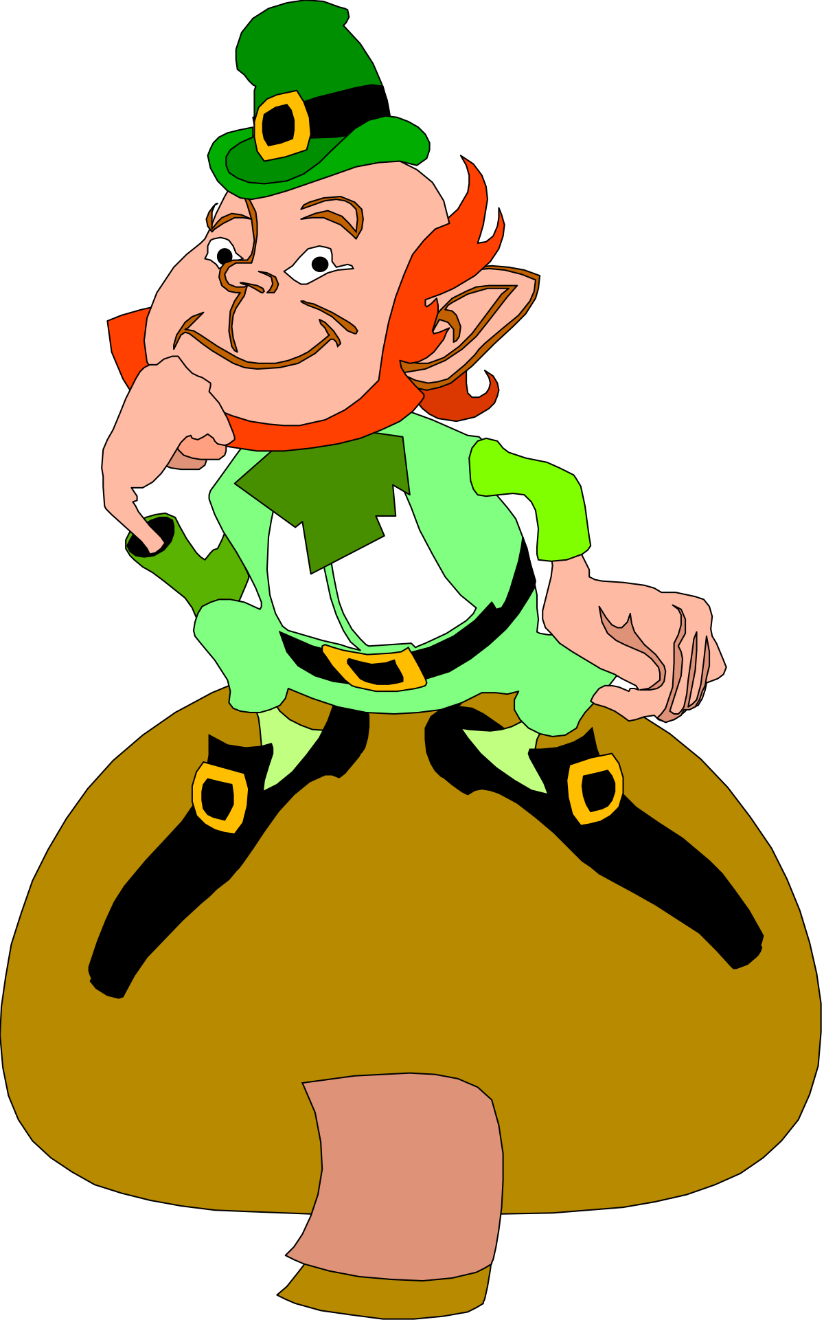 Cartoon Leprechaun Clipart for Magical Themes