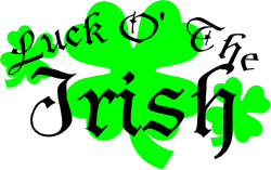 Irish Shamrock Clipart - Vibrant Green Clover for St. Patrick's Day