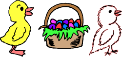 Duck and Egg Basket Clipart for Creative Projects