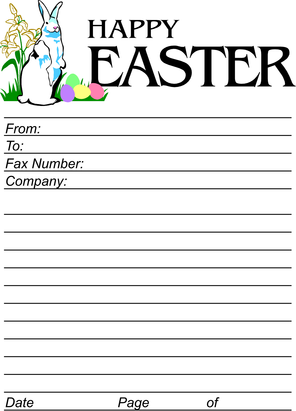 White Rabbit with Green Egg on Black Background - Clipart Collection