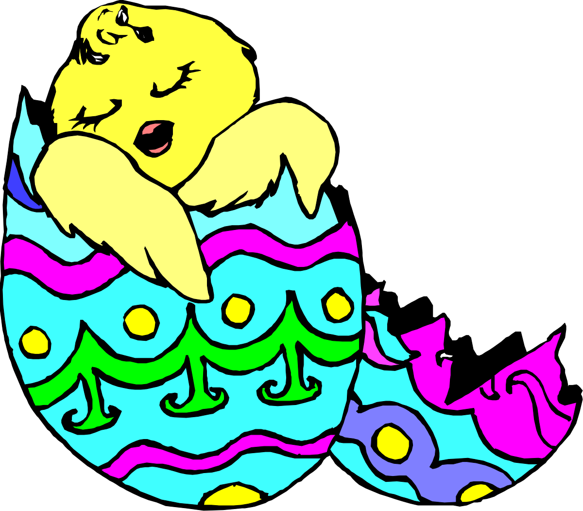 Baby Bear Sitting in Egg Clipart  Cute Wildlife Illustration