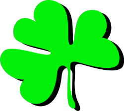 Green Shamrock Leaf Clipart - Perfect for Celebrations and Designs
