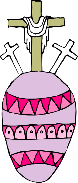 Cross and Pink Cake Clipart: Perfect for Celebrations