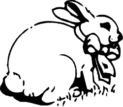 Black and White Silhouette of a Man with a Bow - Versatile Clipart
