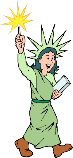 Cartoon Character Holding Star and Book Clipart for Creative Projects