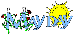 May Day Logo Clipart - Celebrate Spring with Festive Designs