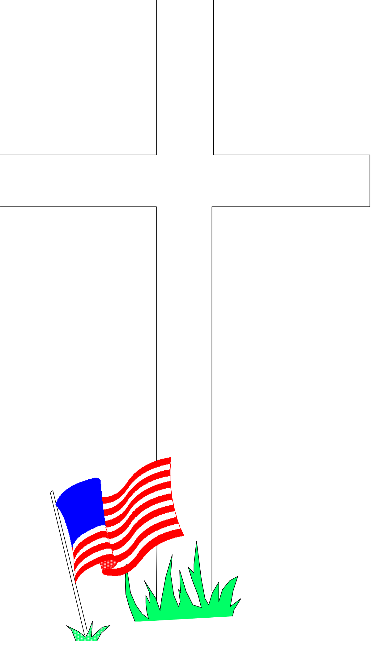 a flag flying in the air over a field clip art png transparent Flag Flying Over a Vibrant Field - Perfect Clipart for Patriotism and Nature Themes