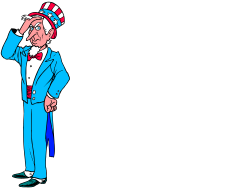 Cartoon Character in Blue Suit and Red Tie - Engaging Clipart for Creative Projects