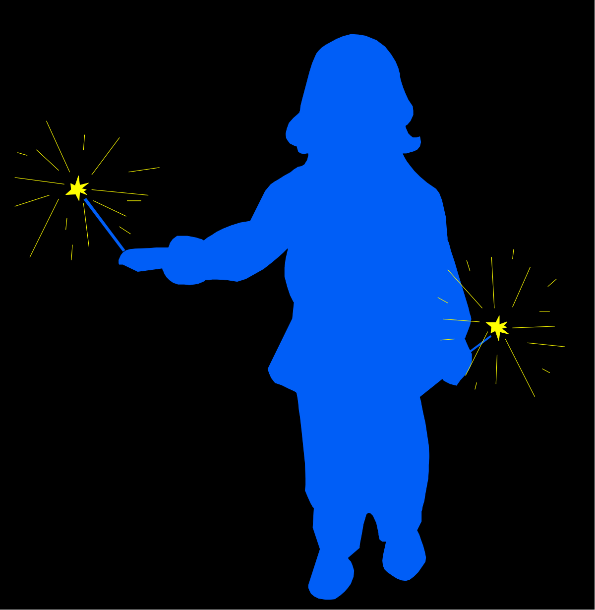 a silhouette of a person holding a sparkle clip art png transparent Silhouette of Person Holding Sparkle - Stunning Clipart Design