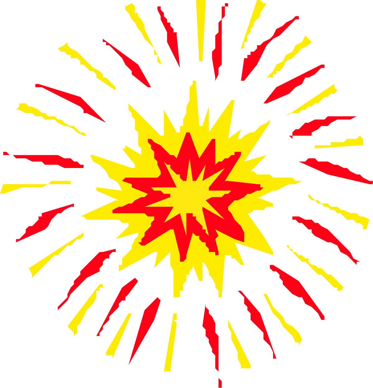a yellow and red explosion clip art png transparent Yellow and Red Explosion Clipart for Dynamic Visuals