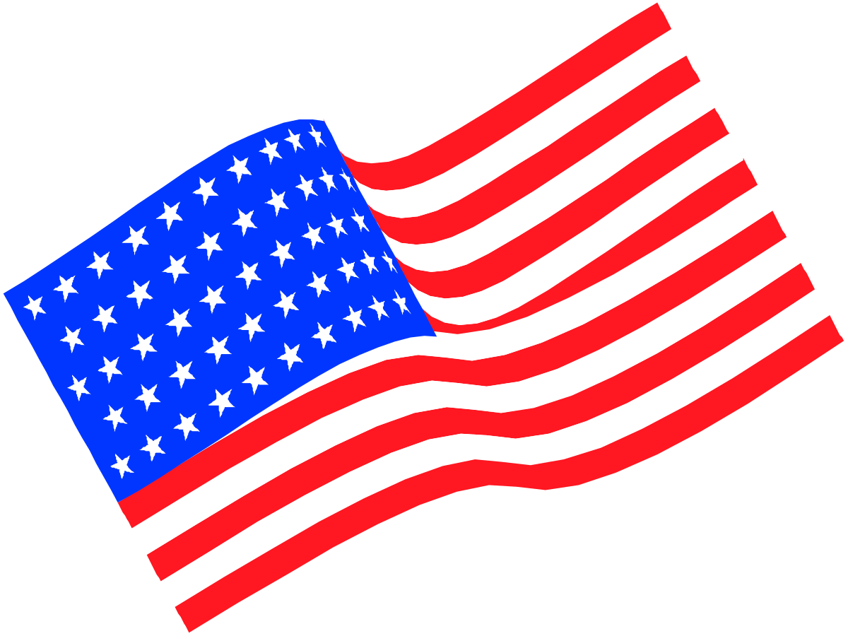 an american flag clip art png transparent American Flag Clipart - Vibrant and Symbolic Artwork