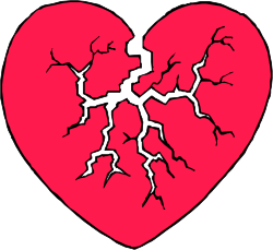 Heart with a Hole Clipart - Symbol of Love and Loss