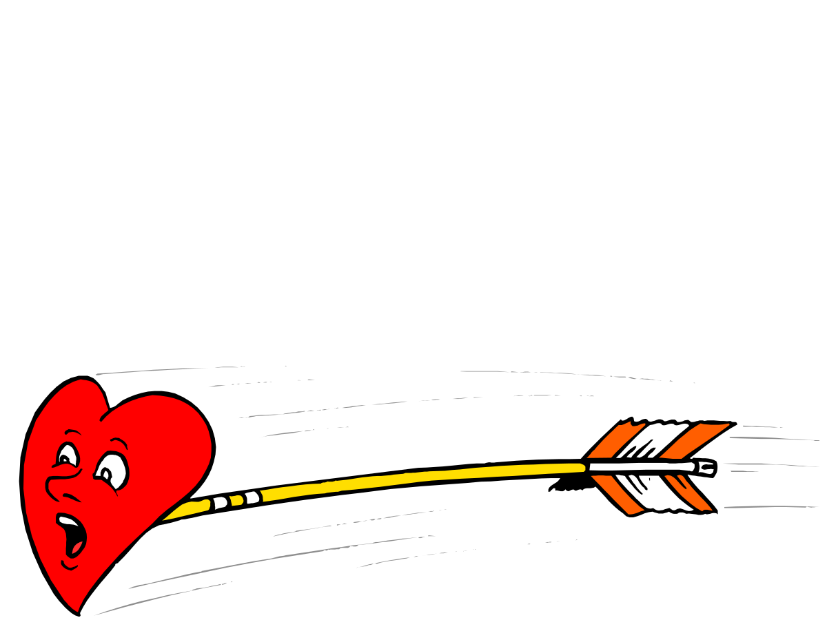 a heart with an arrow in it clip art png transparent Heart with Arrow Clipart: Perfect for Romantic Designs