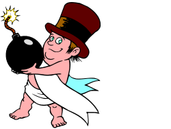 Cartoon Character with Wand and Hat Clipart - Fun and Whimsical Design
