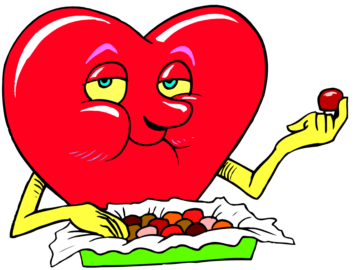 Heart with Cake Illustration - Delightful Symbol of Celebration