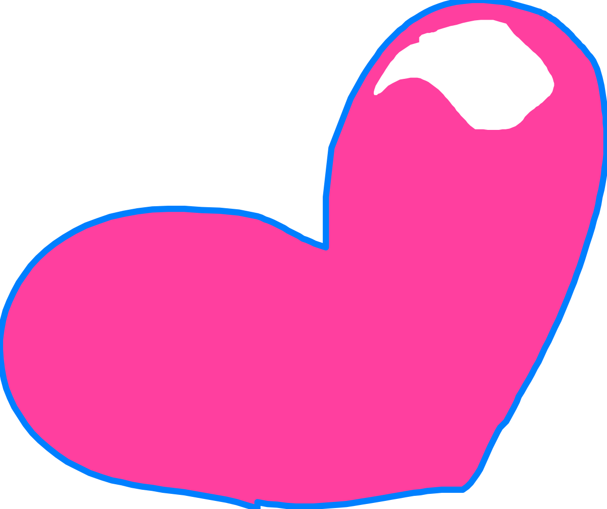 Pink Heart with White Heart Clipart - Love Symbol for Various Uses