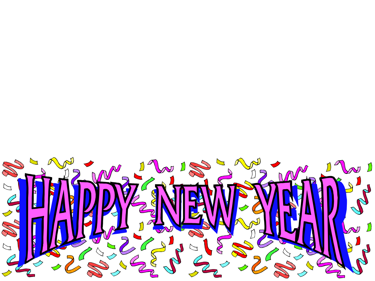 Happy New Year Clipart Collection - Festive Greetings and Celebrations