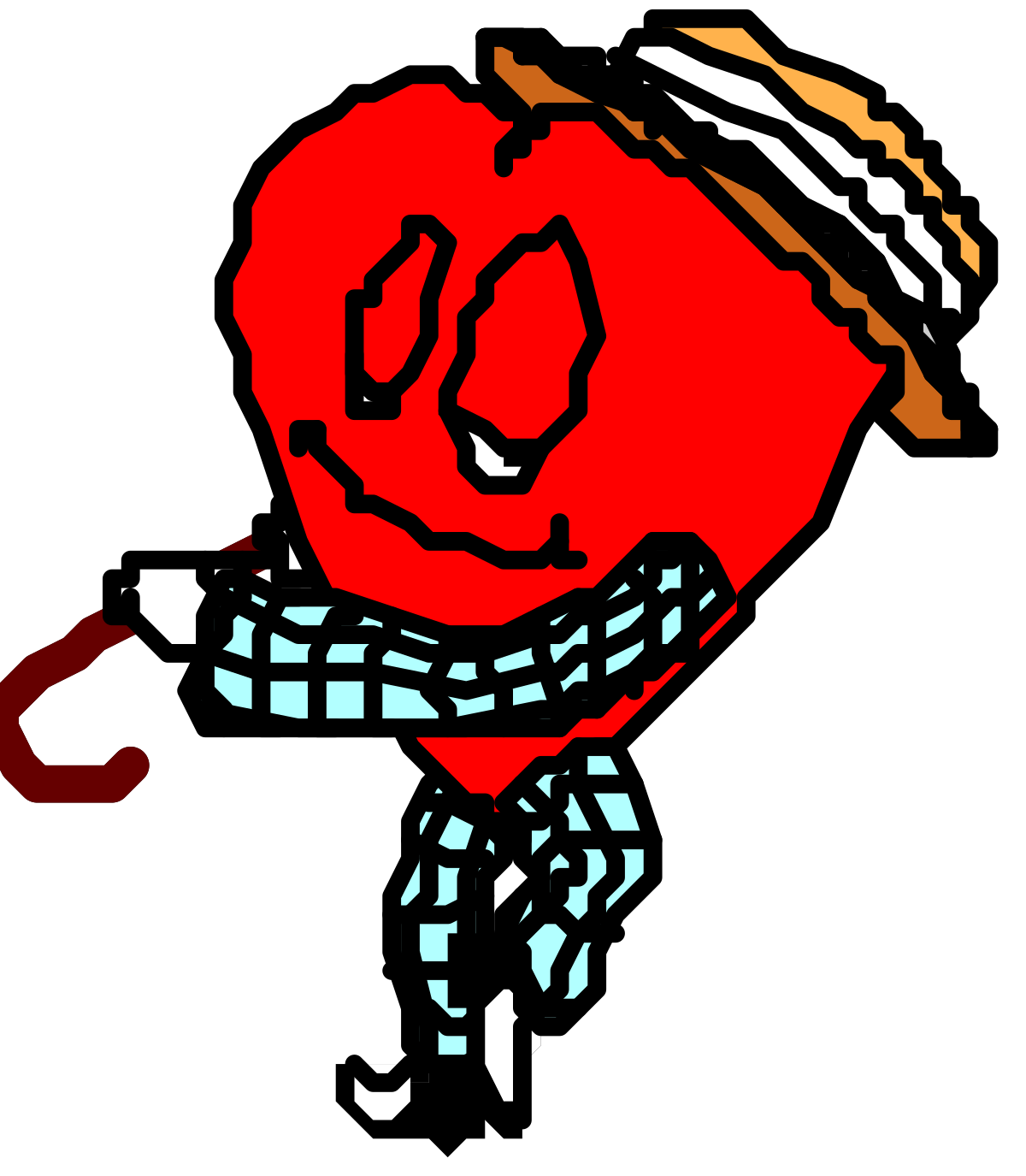 a red rose with a scarf around its neck clip art png transparent Red Rose Clipart with Scarf - Elegant Floral Graphic