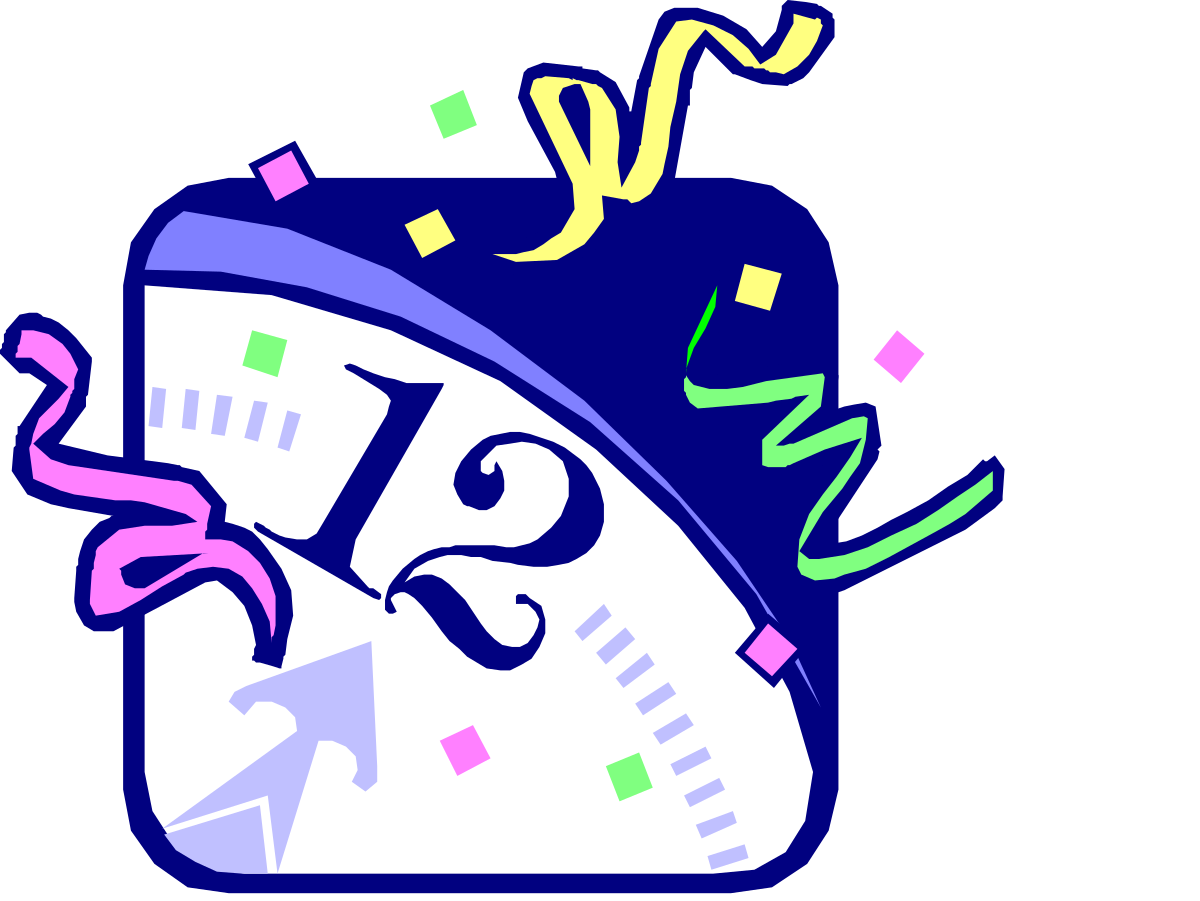 Clock with Ribbon Clipart - Timeless Elegance and Style