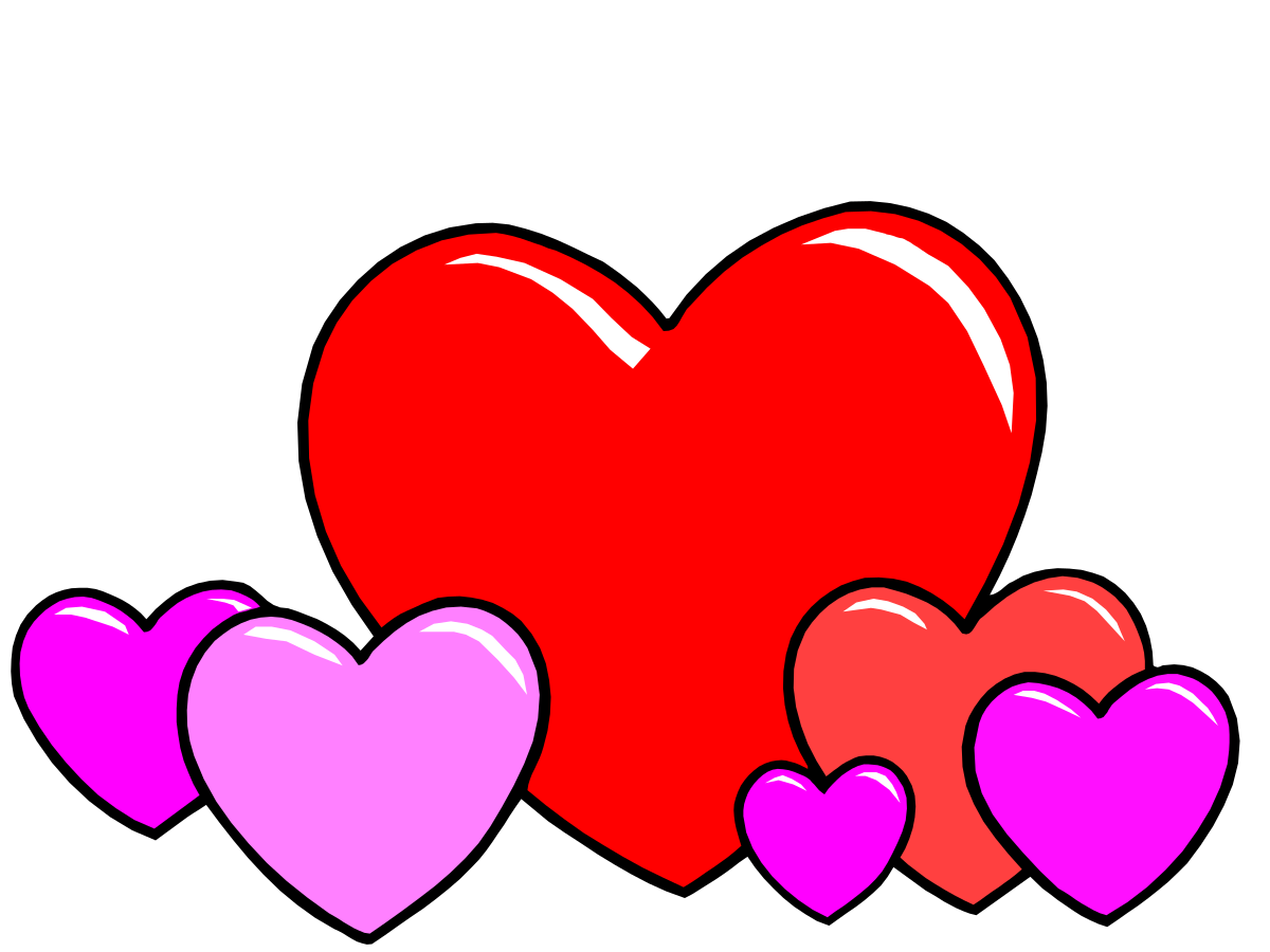 Three Hearts Clipart - Free Download for Creative Projects