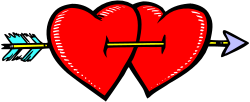 Heart with Arrow Clipart - Romantic Symbol of Love