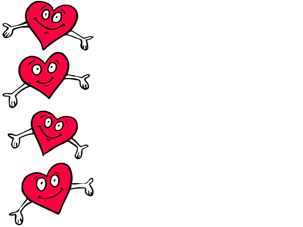 Heart Characters with Arms and Legs - Fun Clipart Collection