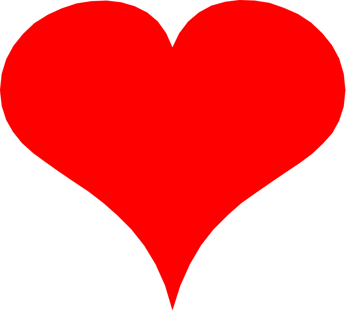 Red Heart Icon Clipart - Perfect for Love Themes and Romantic Designs