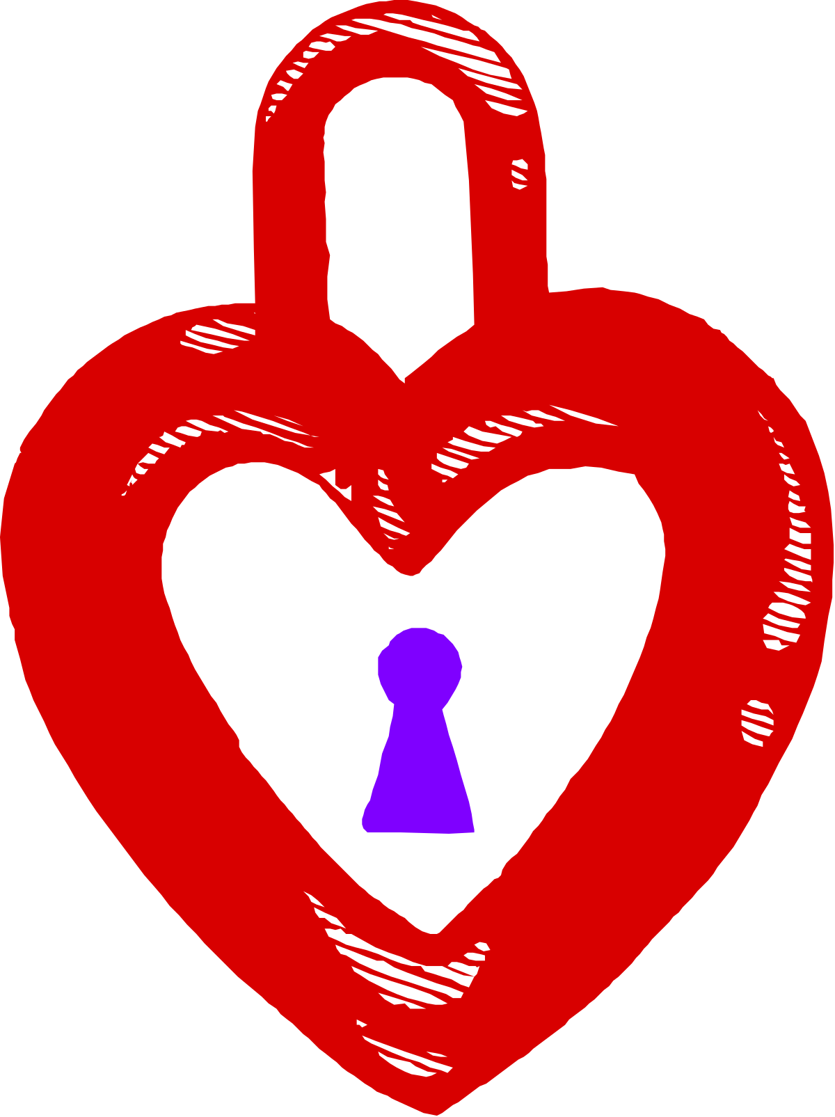 Heart with Keyhole Clipart: Unlock Love and Secrets