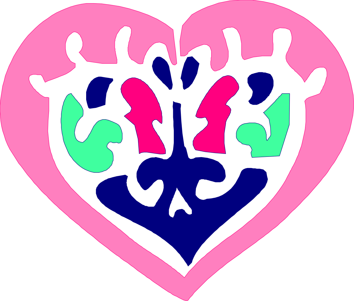 Colorful Heart Clipart: Vibrant Pieces of Love