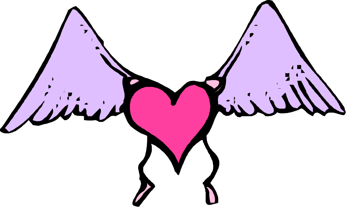 Heart with Wings Clipart: Soaring Love and Freedom