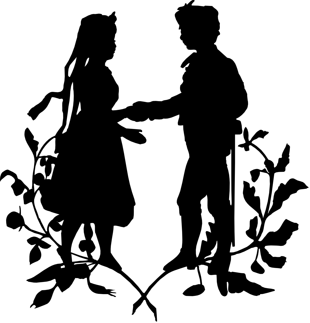 Silhouette of a Bearded Man Clipart - Versatile SVG Graphics